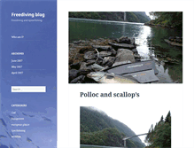 Tablet Screenshot of freedivingblog.com